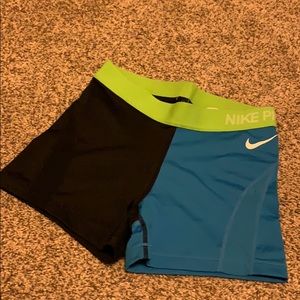 Nike Pro Dri-Fit work our shorts.